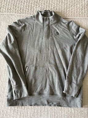 Fourlaps x Peloton Men’s Quarter-Zip Gray Sweatshirt Like New